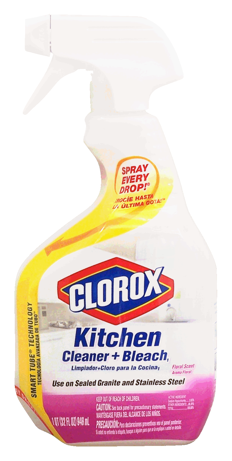 Clorox  kitchen cleaner with bleach, floral scent Full-Size Picture